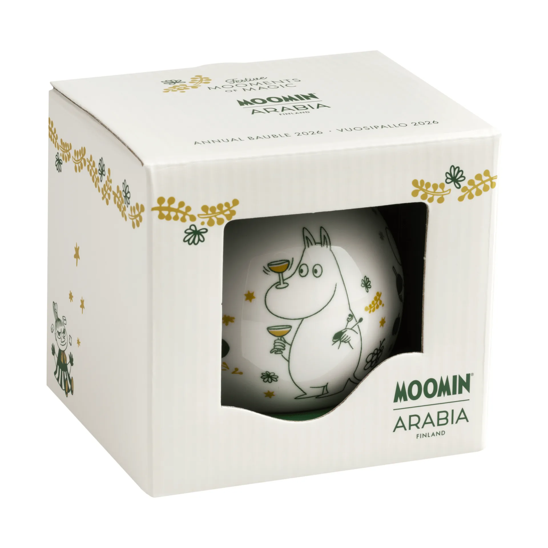 Mumin στολίδι μπάλας Ø8 εκ., 2026, Δώρο αγάπης Moomin Arabia