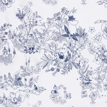 Mumin Haru σετ κρεβατιού - Μπλε, 150x210 εκ. - Moomin Arabia