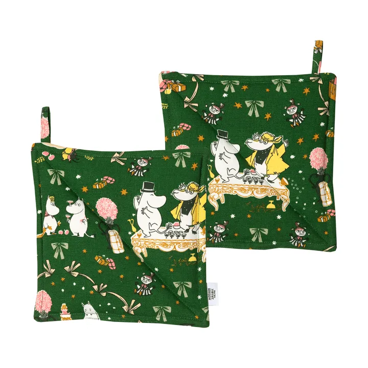 Mumin πιάστρα κατσαρόλας - Kärleksgåva, 22x22 εκ., 2-pack - Moomin Arabia