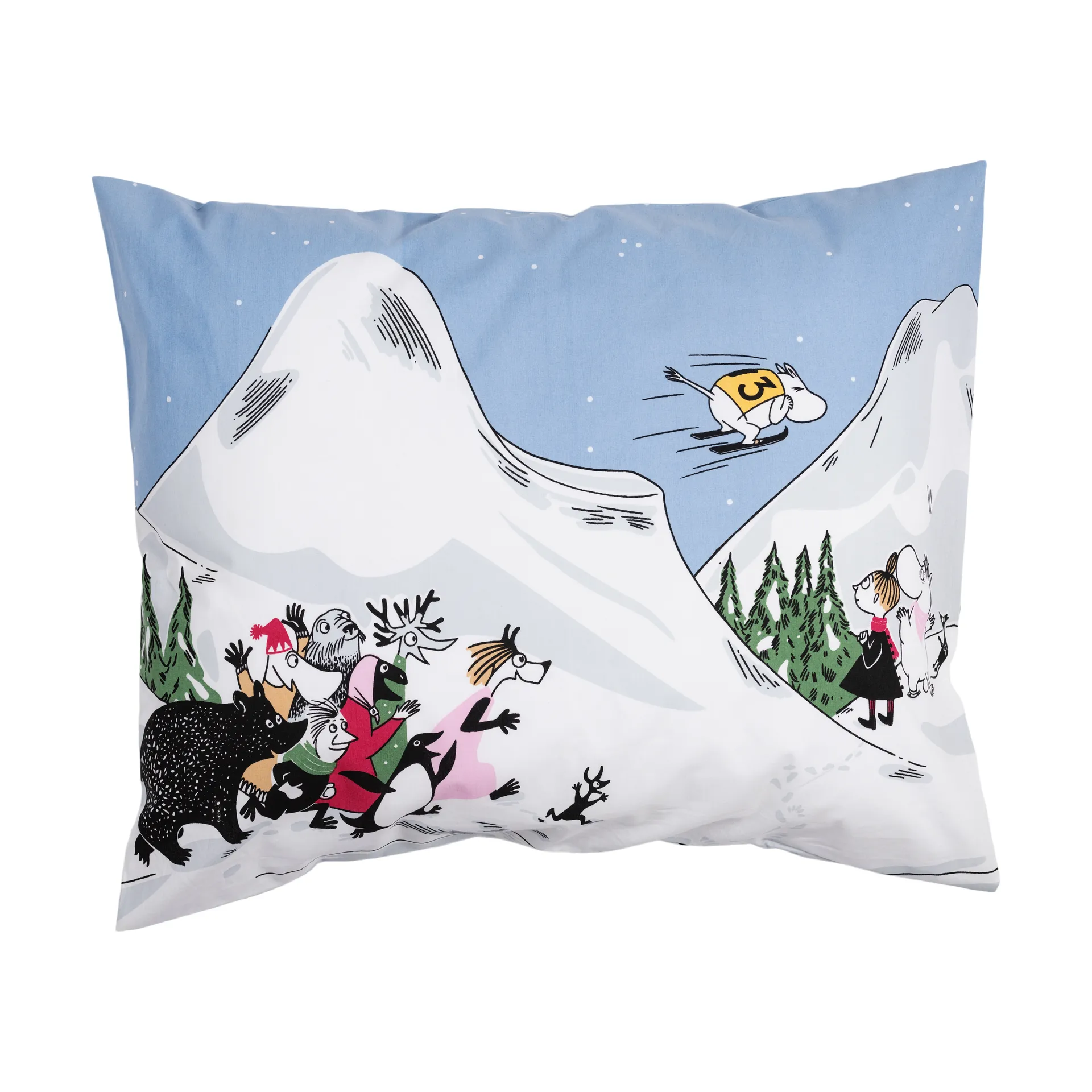 Mumin Kissenbezug Ski jumping, 50x60 cm Moomin Arabia