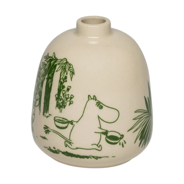 Mystikens skog Mumin βάζο - Πράσινο, 8,3 εκ. - Moomin Arabia