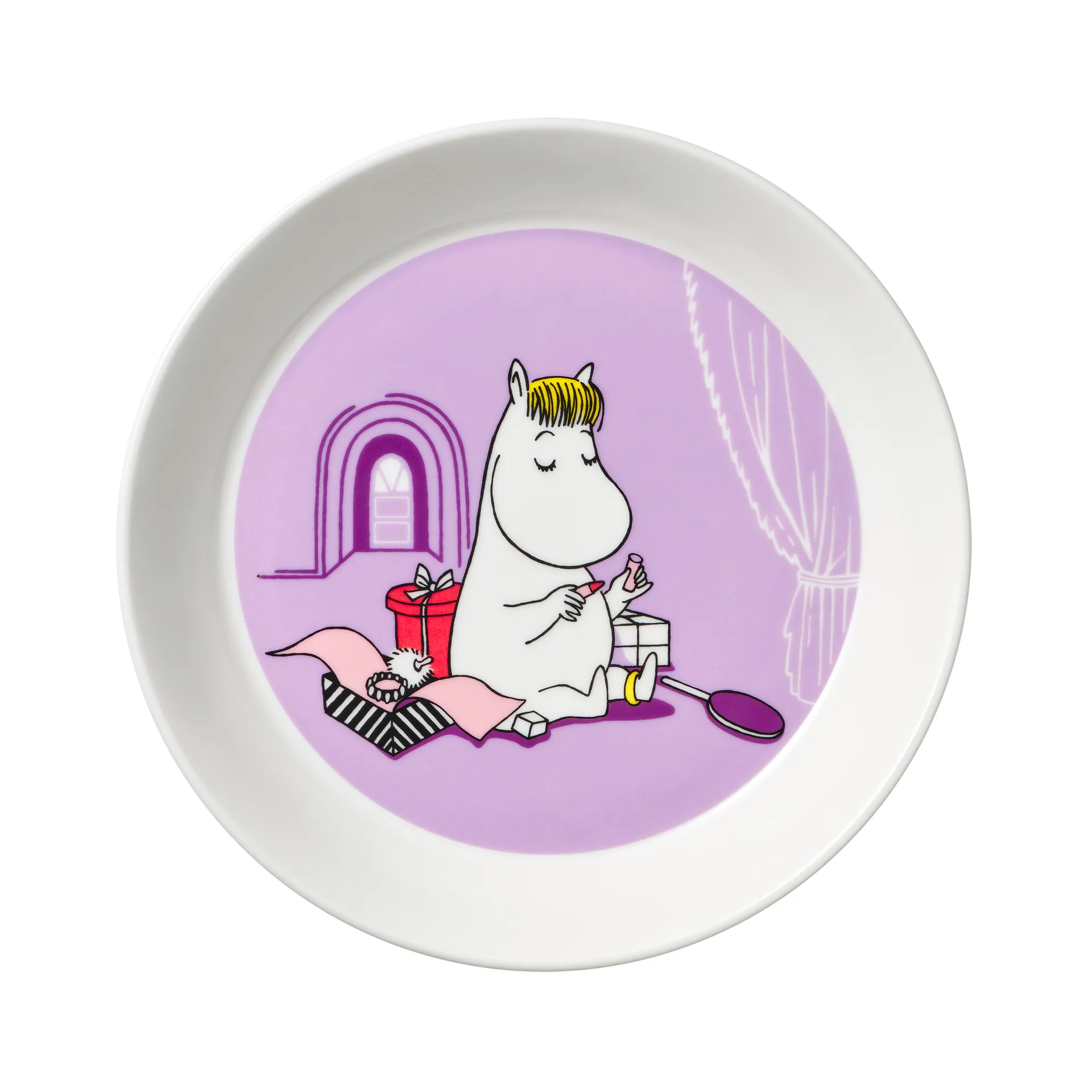 Snorkmaiden Moomin πιάτο μοβ, μοβ Moomin Arabia