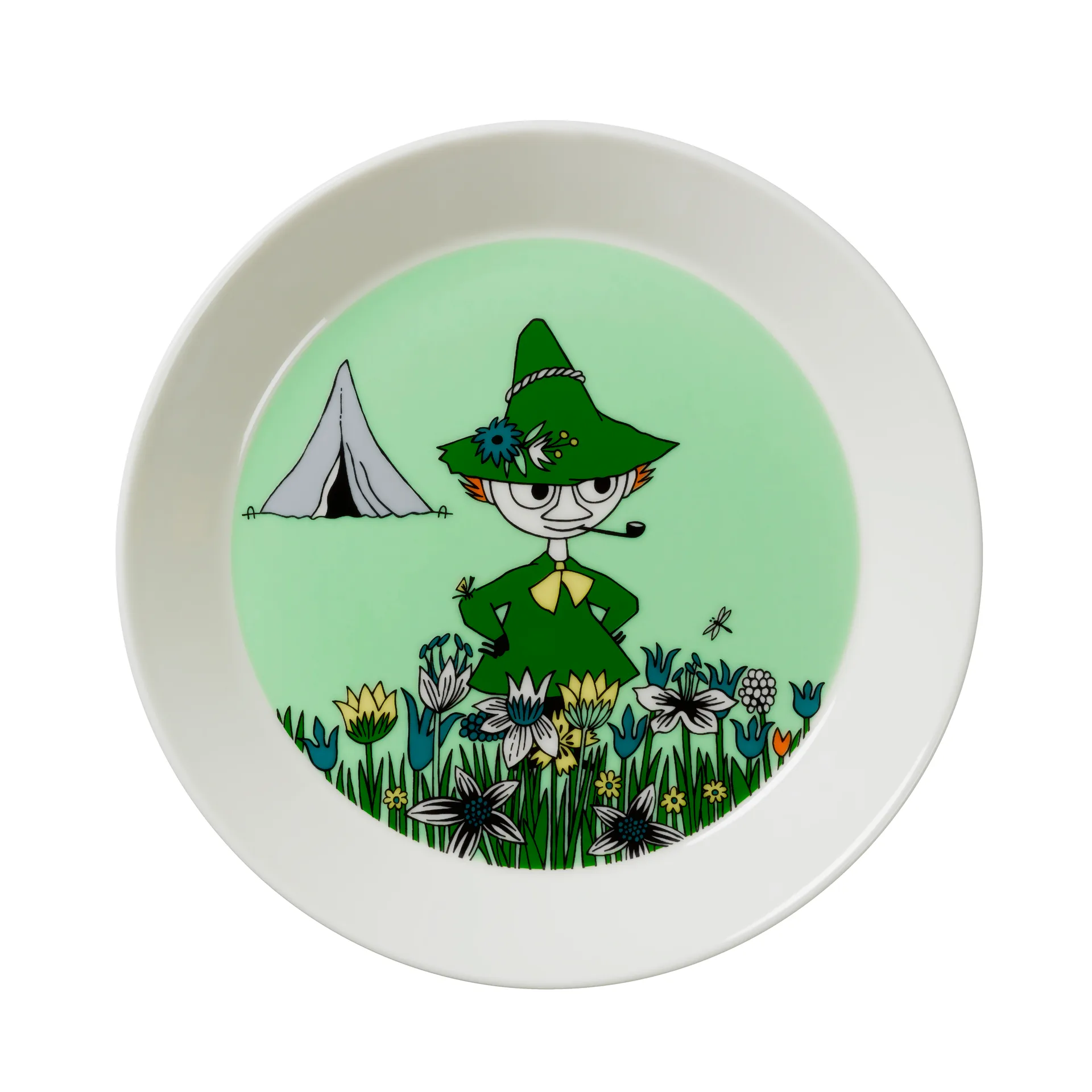 Snufkin πιάτο, πράσινο Moomin Arabia