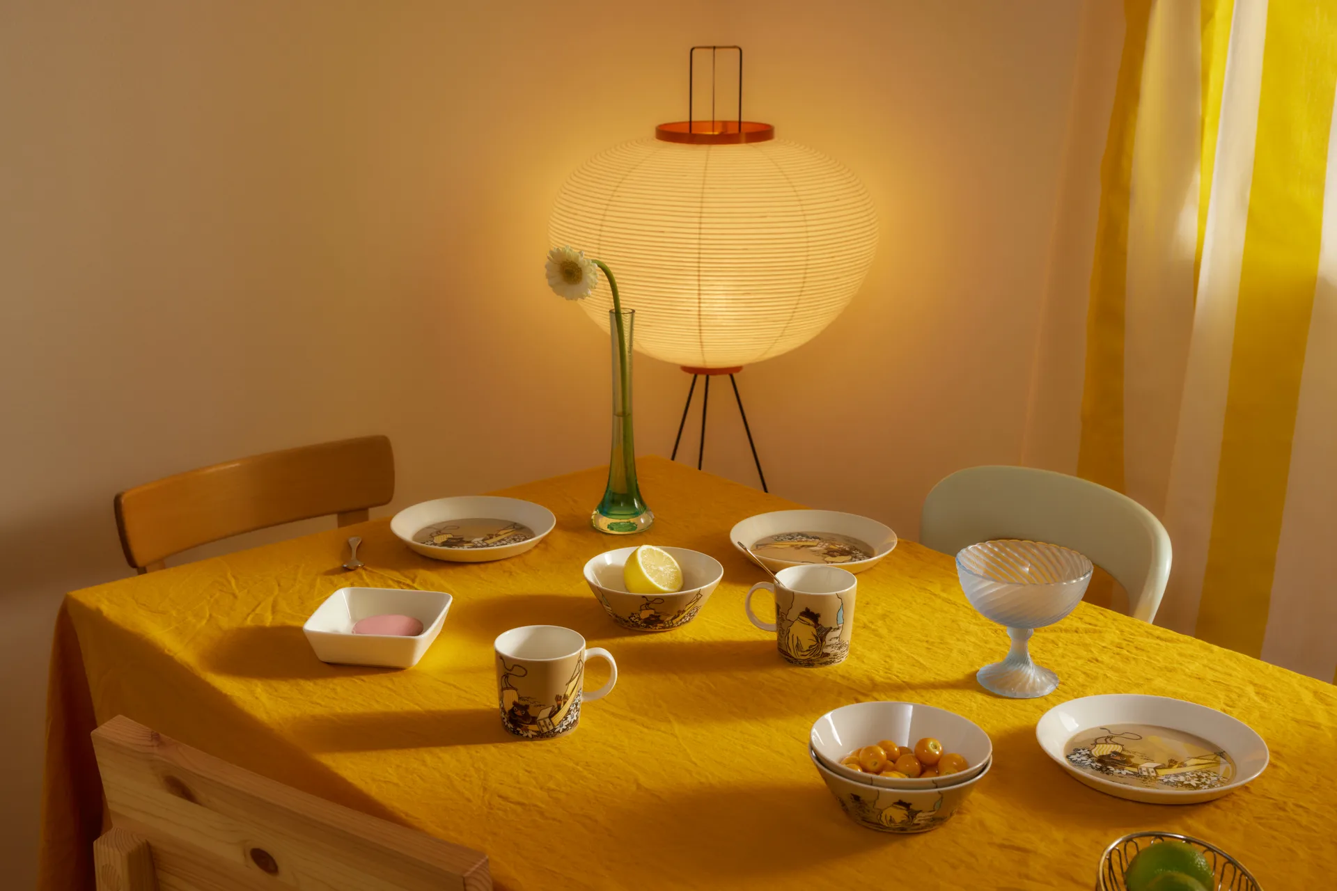 The Muskrat Moomin πιάτο Ø19 cm, Μπεζ Moomin Arabia