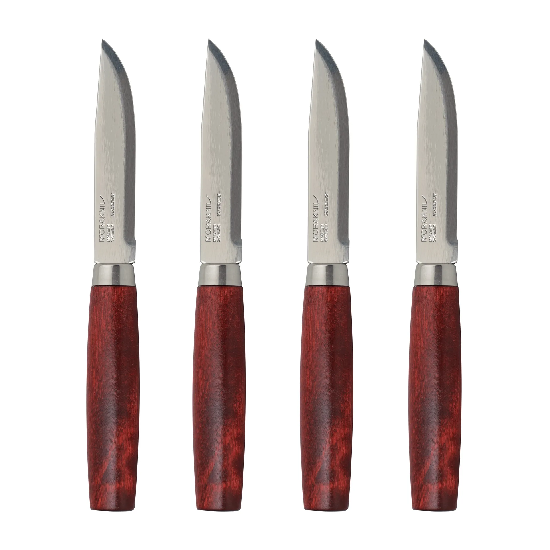 Morakniv Classic μαχαίρι μπριζόλας Συσκευασία 4 τμχ., κόκκινο Morakniv