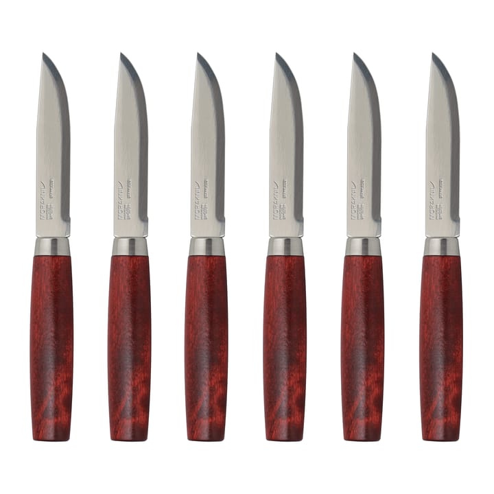 Morakniv Classic μαχαίρι μπριζόλας Συσκευασία 6 τεμα�χίων  - κόκκινο - Morakniv