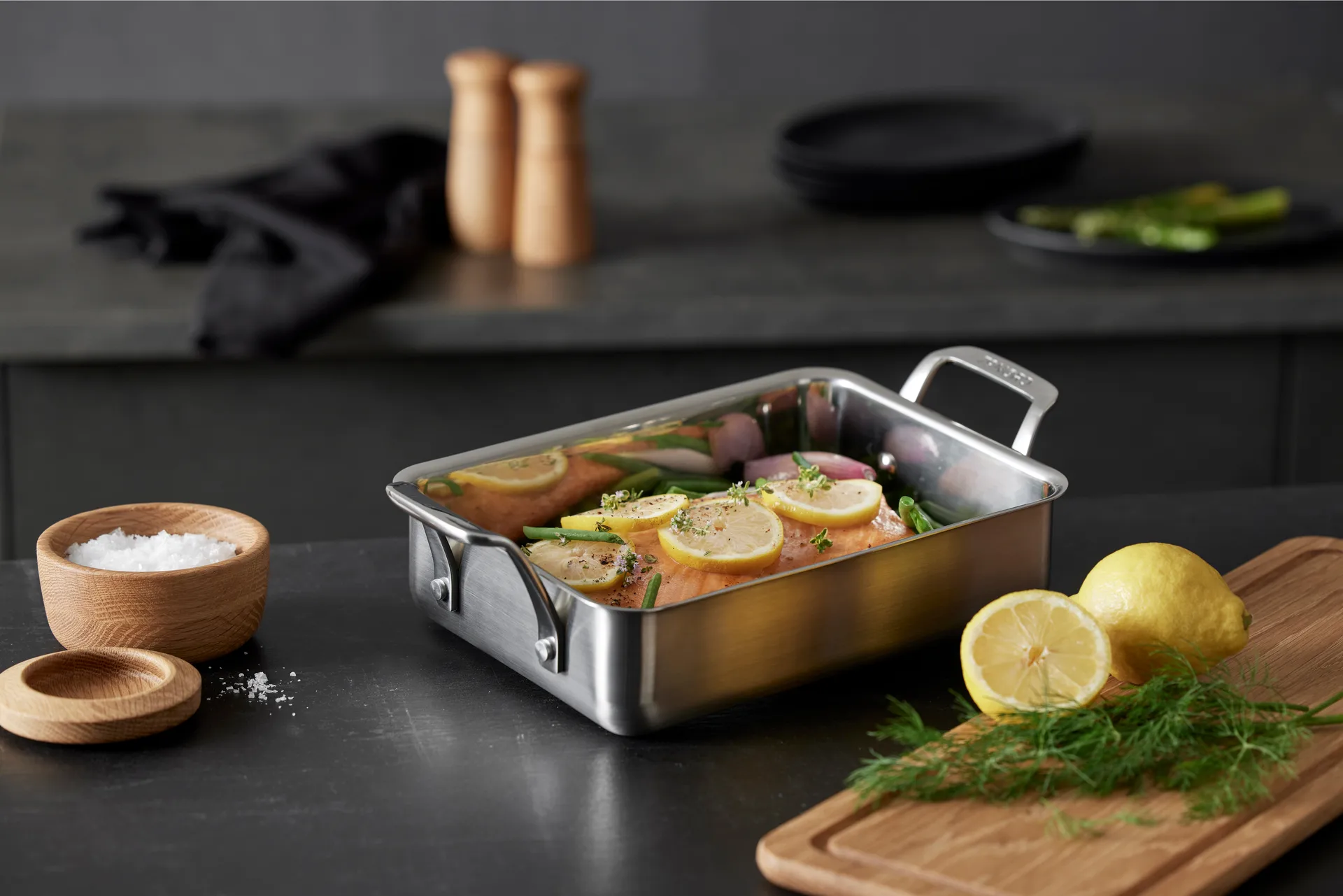 79NORD τηγάνι φούρνου 34,5x20x9 cm, Ανοξείδωτο ατσάλι Morsø