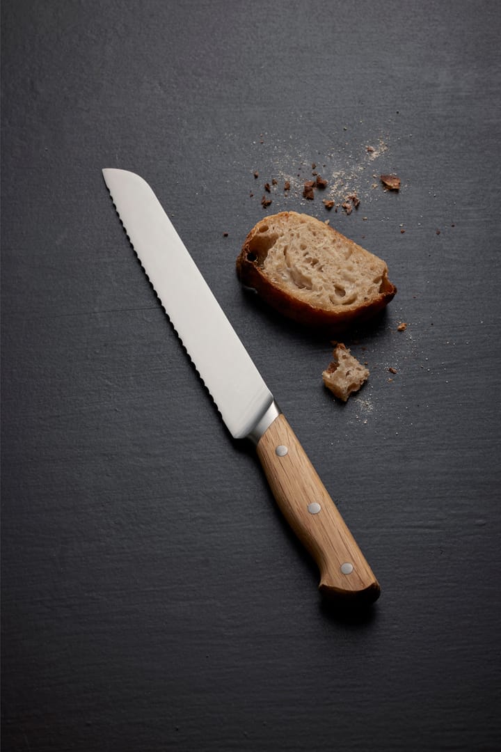 Μαχαίρι ψωμιού Foresta 32,5 εκ - Ανοξείδωτο ατσάλι-δρυς - Morsø