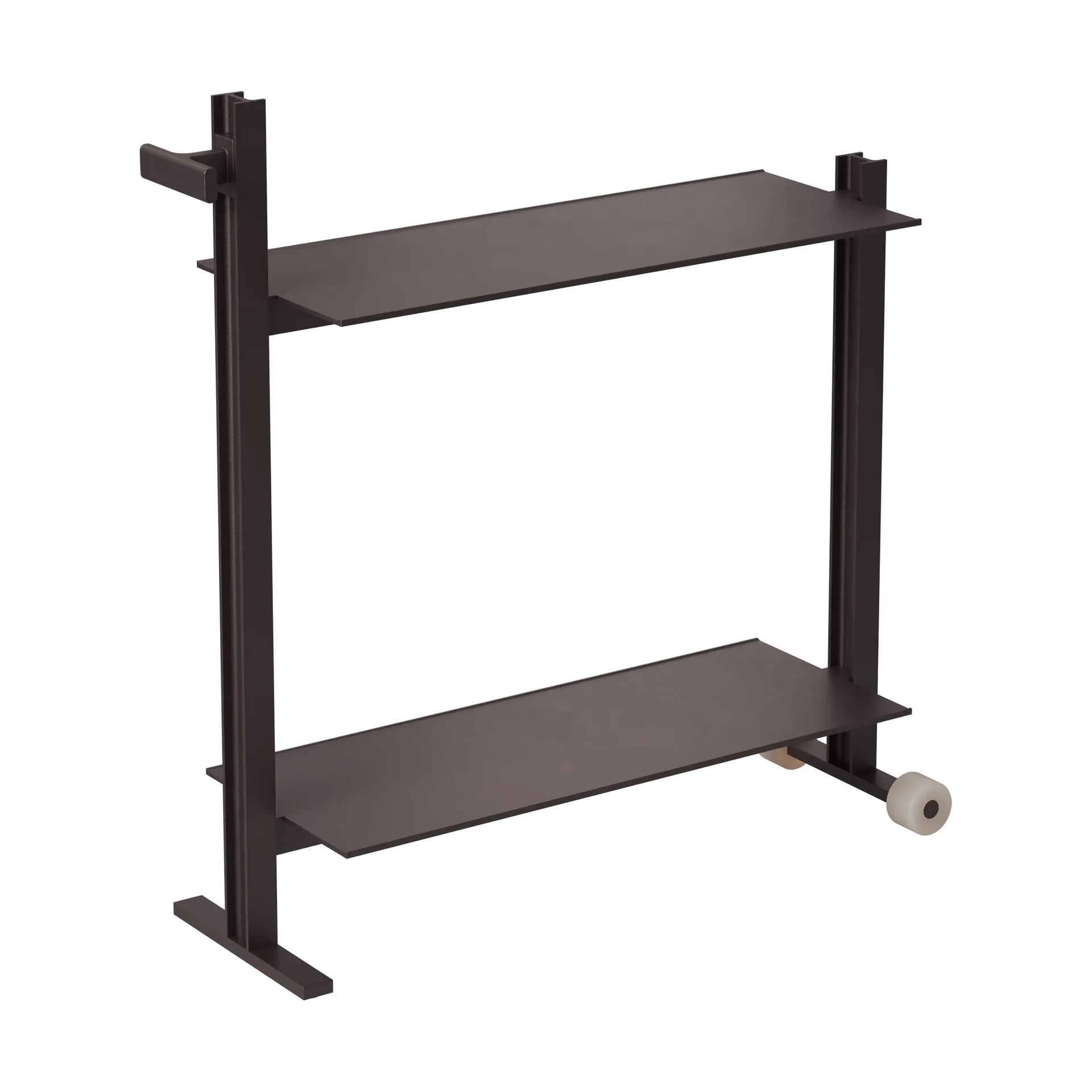 Museum Trolley καρότσι σερβιρίσματος , Σκούρο καφέ, 74,5x77,5x24 cm Museum