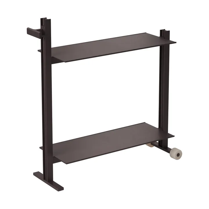 Museum Trolley καρότσι σερβιρίσματος  - Σκούρο καφέ, 74,5x77,5x24 cm - Museum