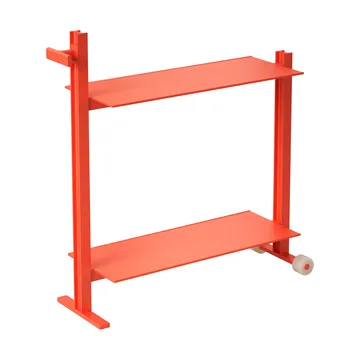 Museum Trolley καρότσι σερβιρίσματος  - Orange, 74,5x77,5x24 cm - Museum