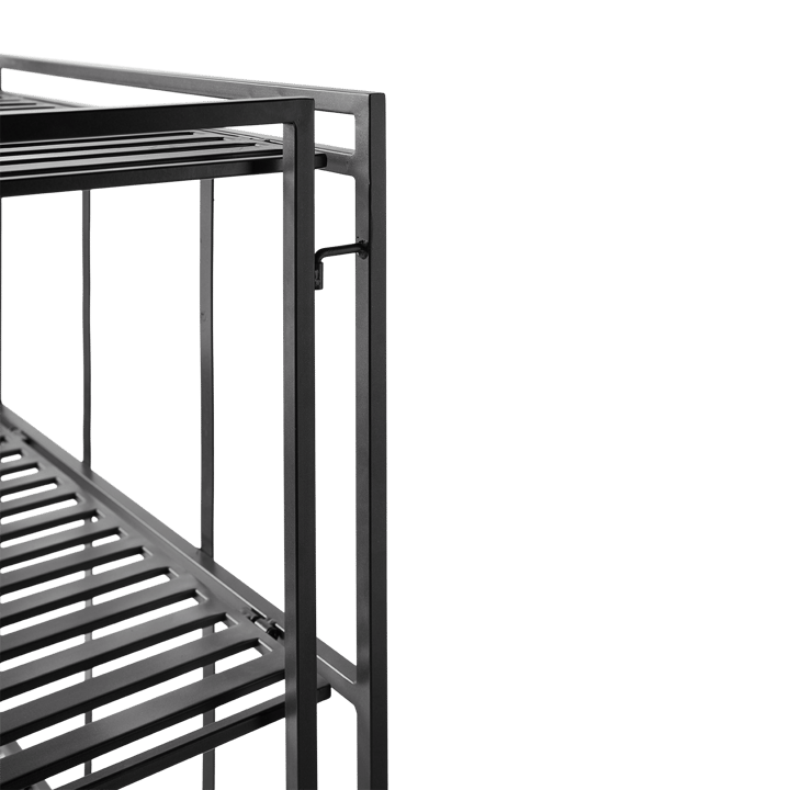 Manhattan High ράφι τοίχου 65,5x33x111 cm, Black MUUBS