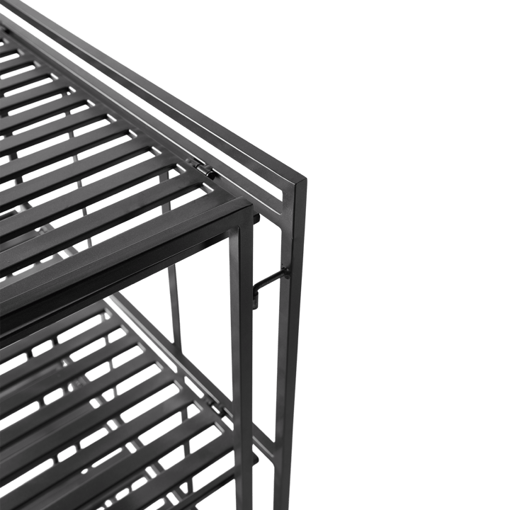 Manhattan High ράφι τοίχου 65,5x33x111 cm, Black MUUBS