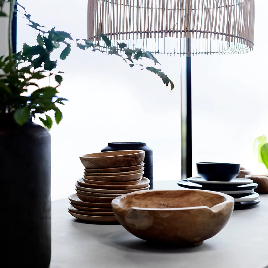 Muubs teak μπολ σαλάτας 30 cm, Φύση MUUBS