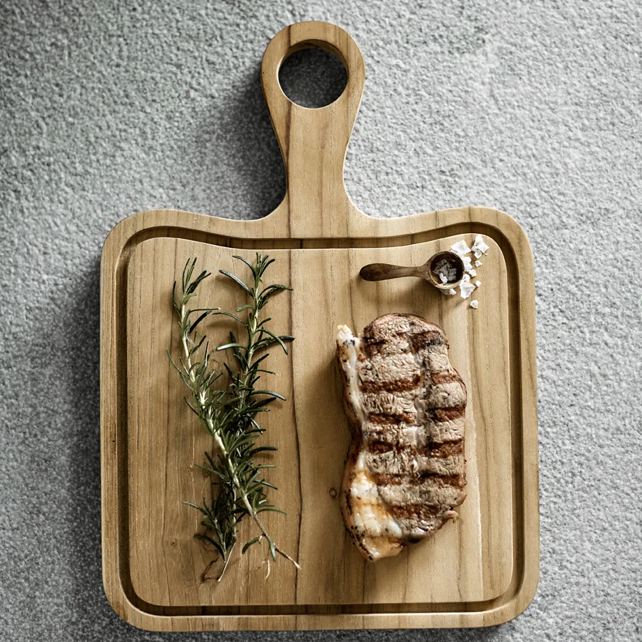 Muubs teak κουτάλι αλατιού Συσκευασία 4 τεμαχίων, φύση MUUBS