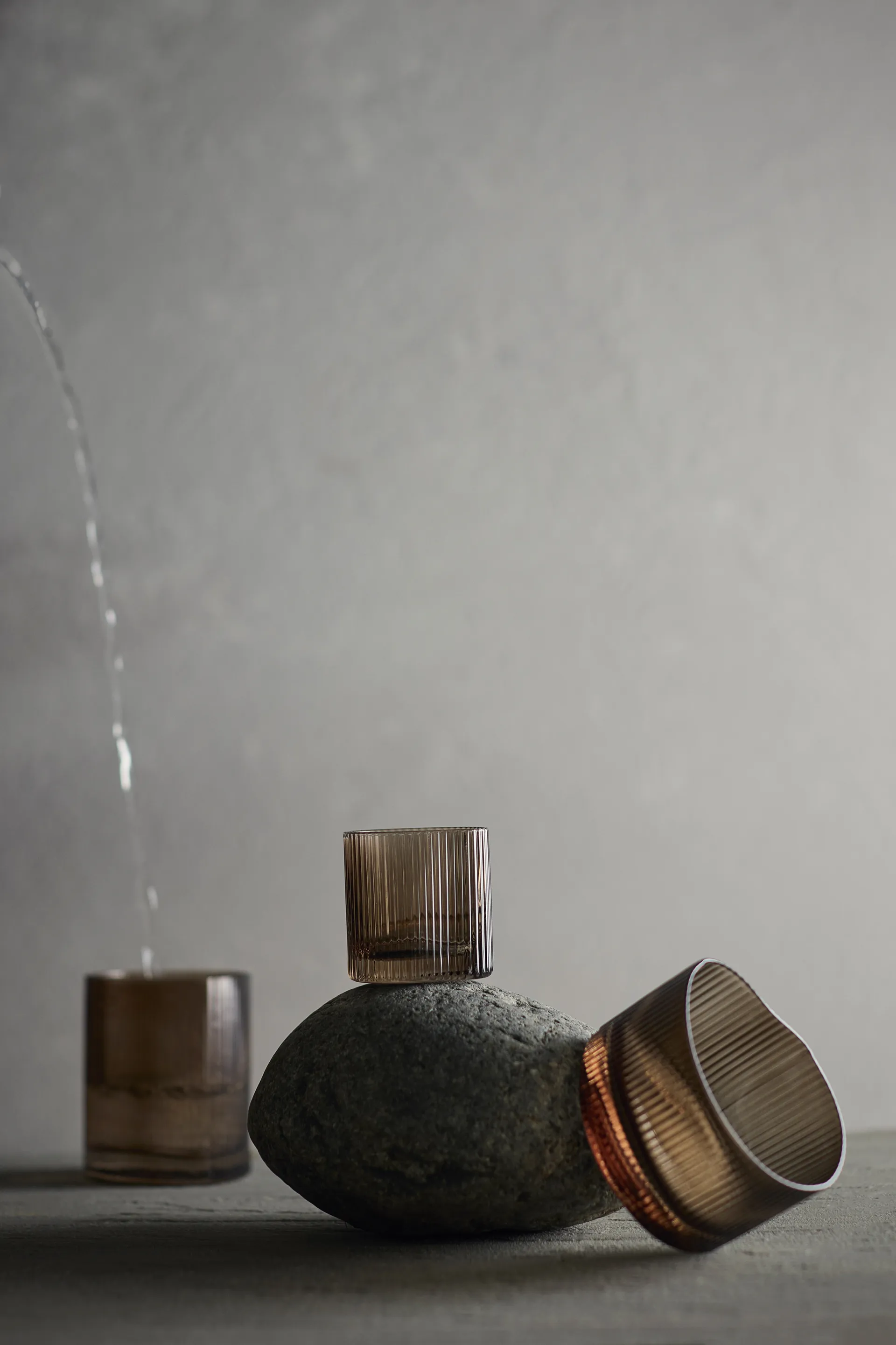 Ripe ποτήρι νερού χαμηλό 20 cl, Smoked brown MUUBS