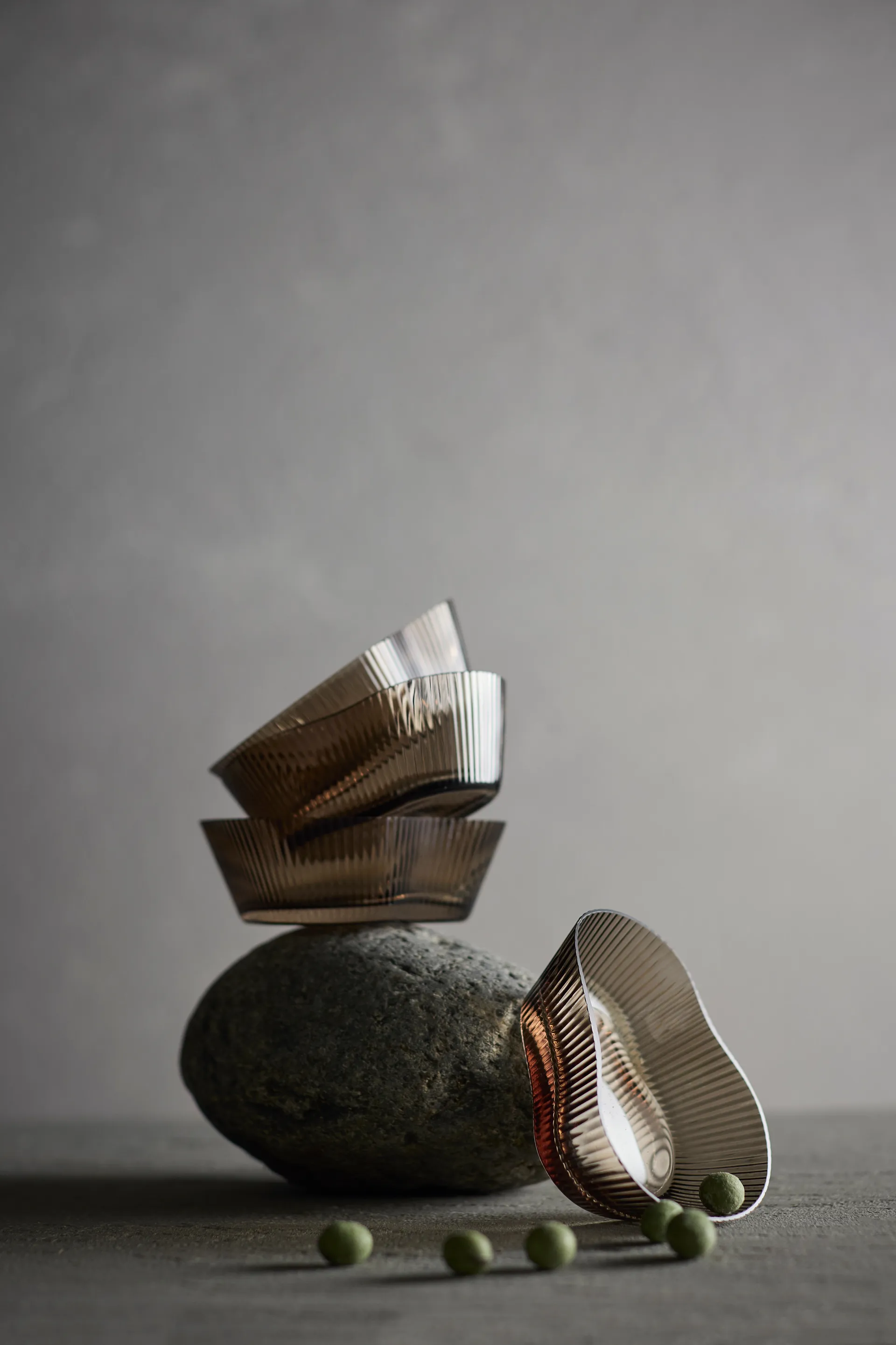 Ripe μπολ 4-pack, Smoked brown MUUBS