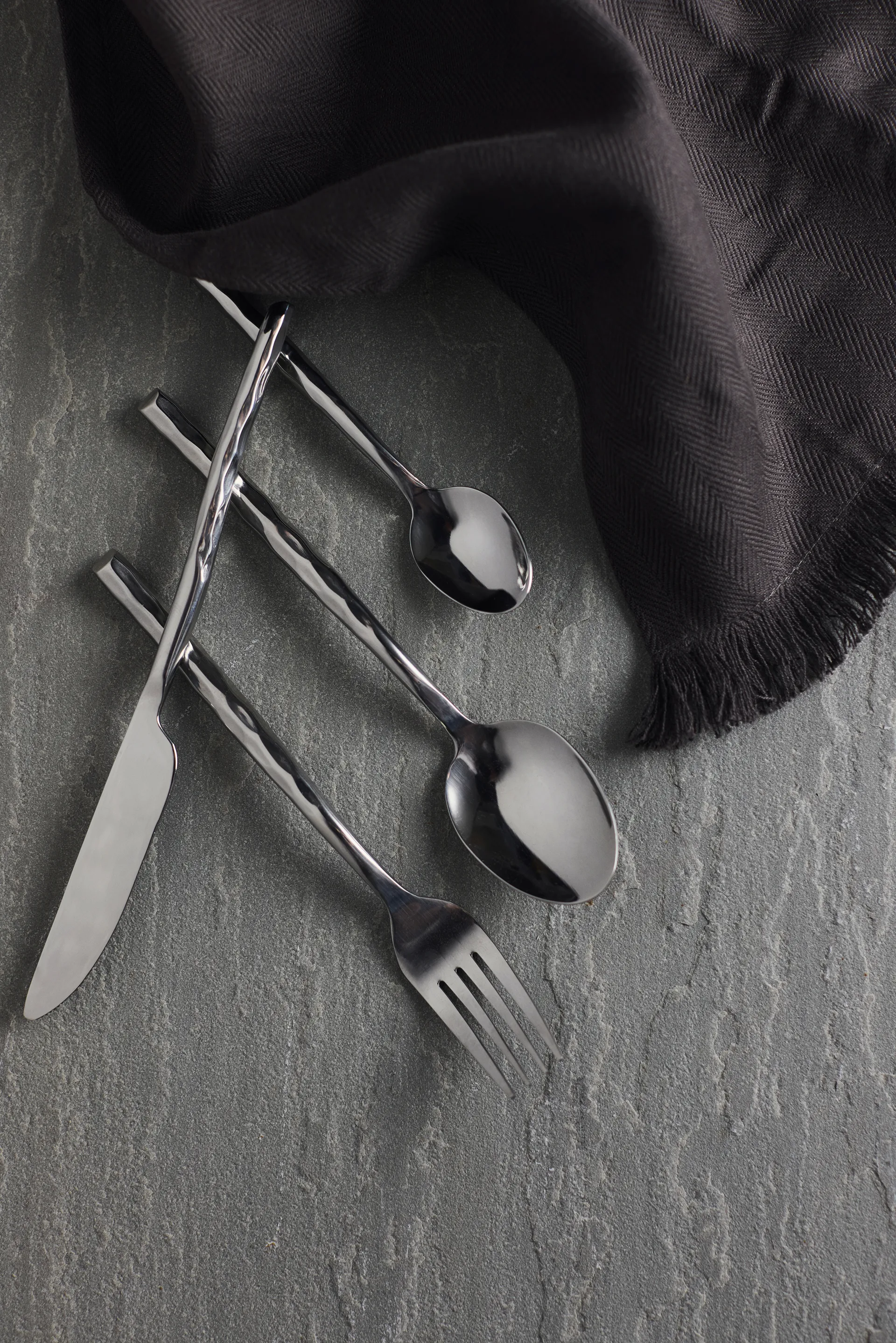 Uta μαχαιροπίρουνα 16 τεμάχια, Γυαλισμένος χάλυβας MUUBS