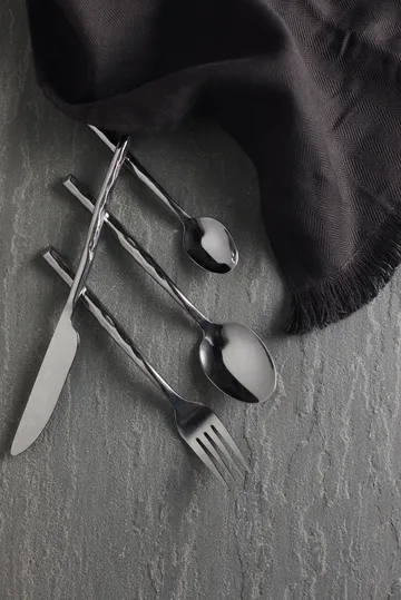 Uta μαχαιροπίρουνα 16 τεμάχια - Γυαλισμένος χάλυβας - MUUBS