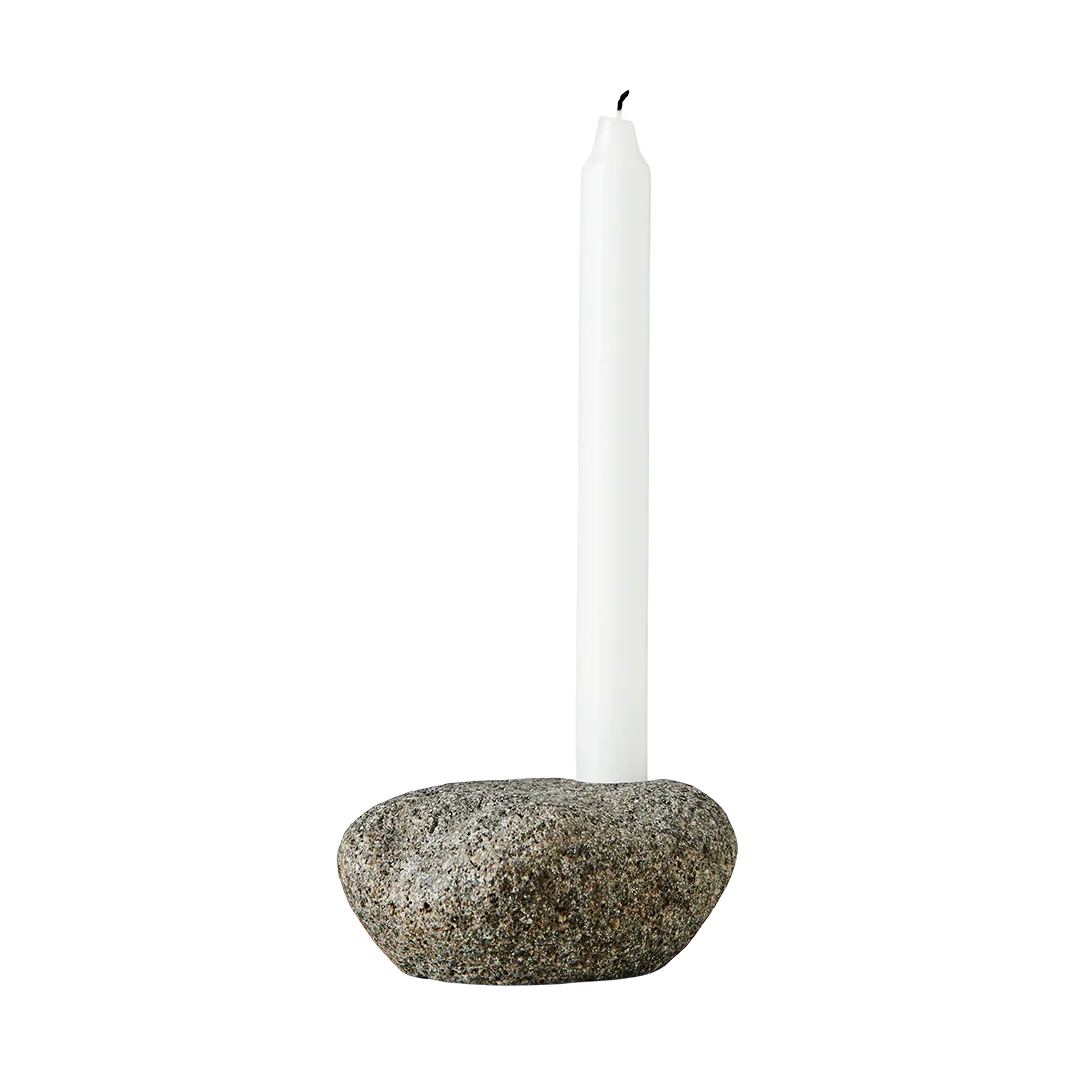 Κηροπήγια Valley 6 cm, φυσική πέτρα MUUBS