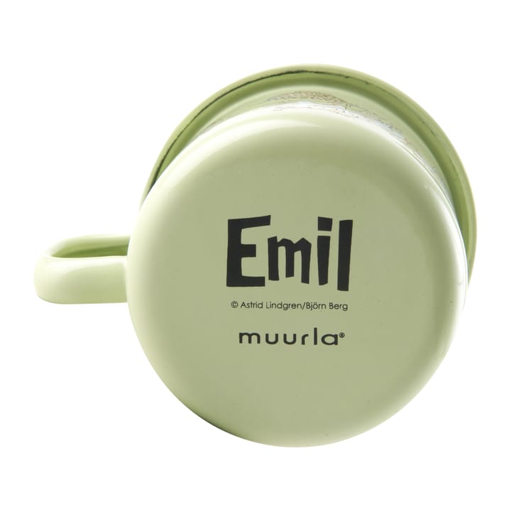 Κούπα εμαγιέ 2,5 dl Emil och Ida, Πράσινο Muurla