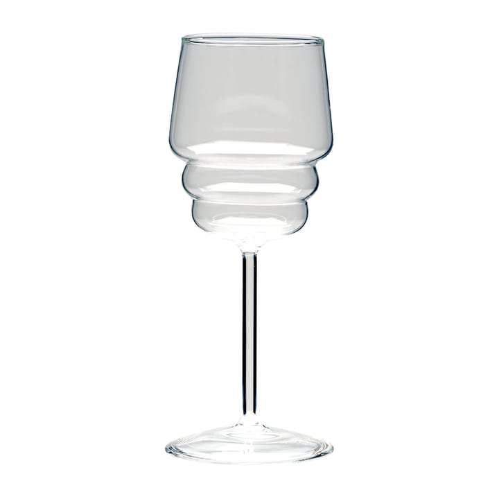 Ποτήρι κόκκινου κρασιού με σχήματα σκαλοπατιών 45 cl - Διαφανές - Muurla