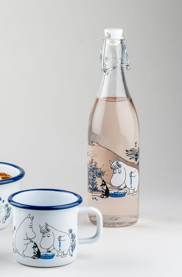 Blueberries γυάλινο μπουκάλι 0.5 L - Διαφανές - Muurla