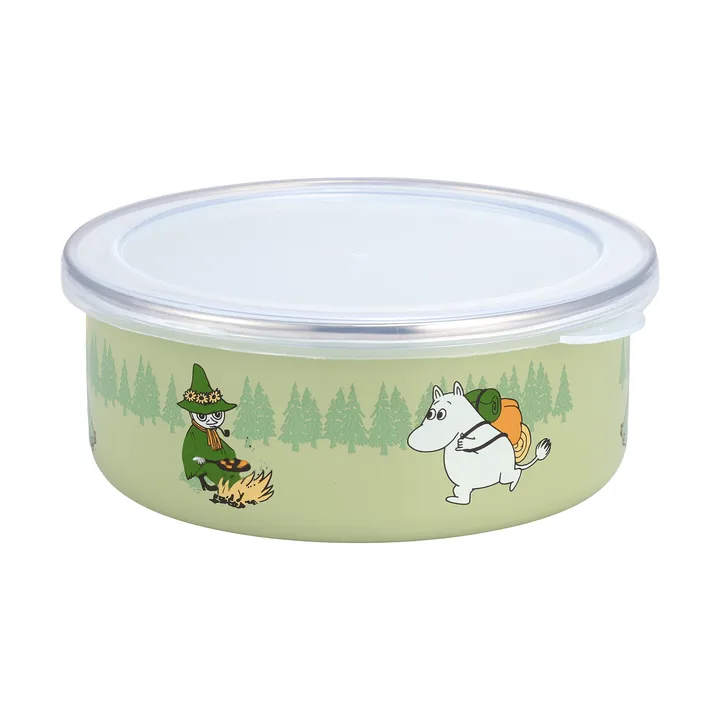 Campers Mumin εμαγιέ δοχείο με καπάκι - 0,8 L - Muurla