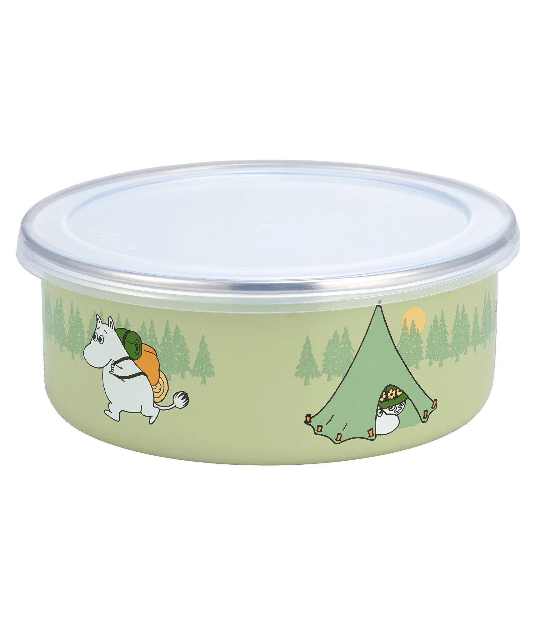 Campers Mumin εμαγιέ δοχείο με καπάκι, 0,8 L Muurla