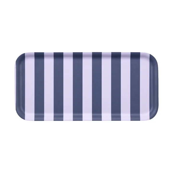 Checks & Stripes δίσκος 13x27 εκ. - Lilac-blue - Muurla