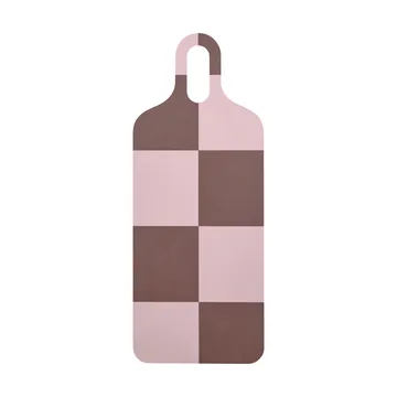 Checks & Stripes δίσκος 13x33 cm - Brown-pink-green - Muurla