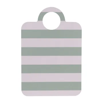 Checks & Stripes δίσκος 21x31 εκ. - Mint-μπλε - Muurla