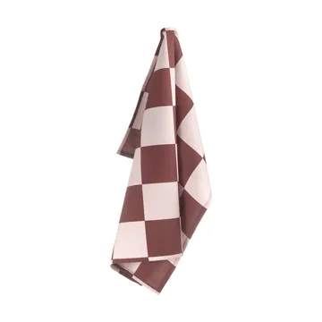 Checks & Stripes πετσέτα κουζίνας - Brown-pink, 50x65cm - Muurla