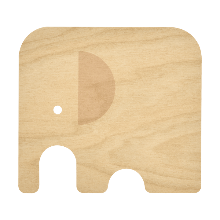 Elephant γυάλινο σουβέρ 11x10 εκ., Κίτρινο Muurla