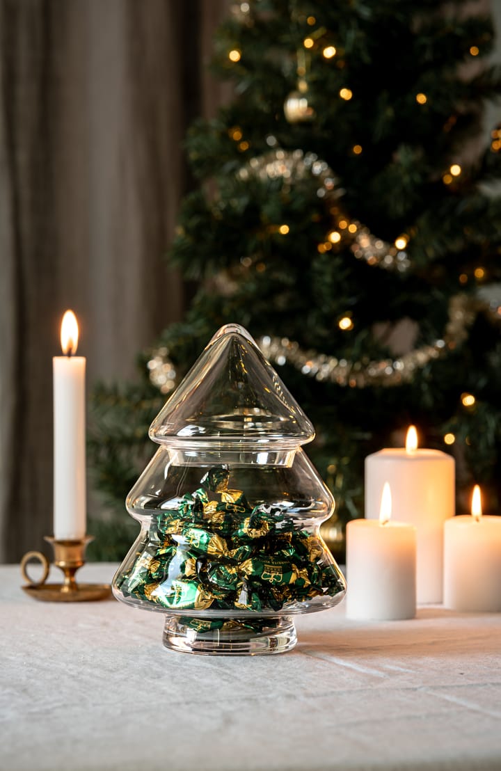 Glass tree γυάλινο βάζο με καπάκι, 20 cm Muurla