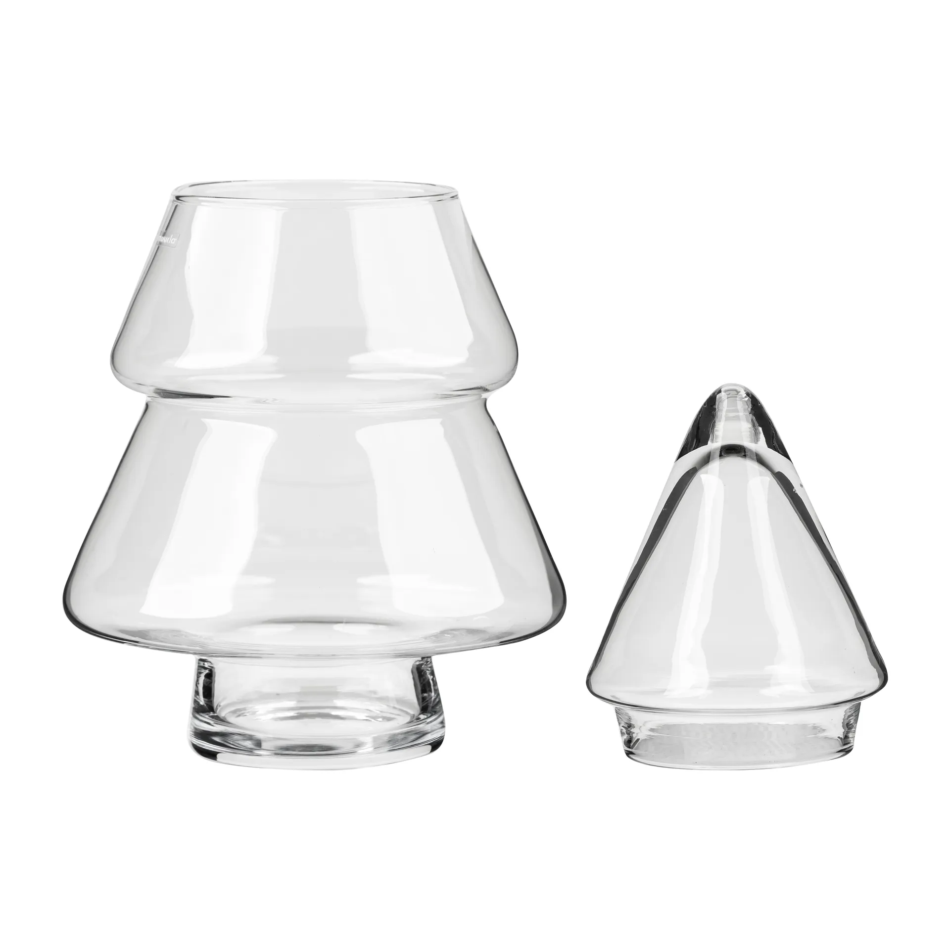 Glass tree γυάλινο βάζο με καπάκι, 30 cm Muurla