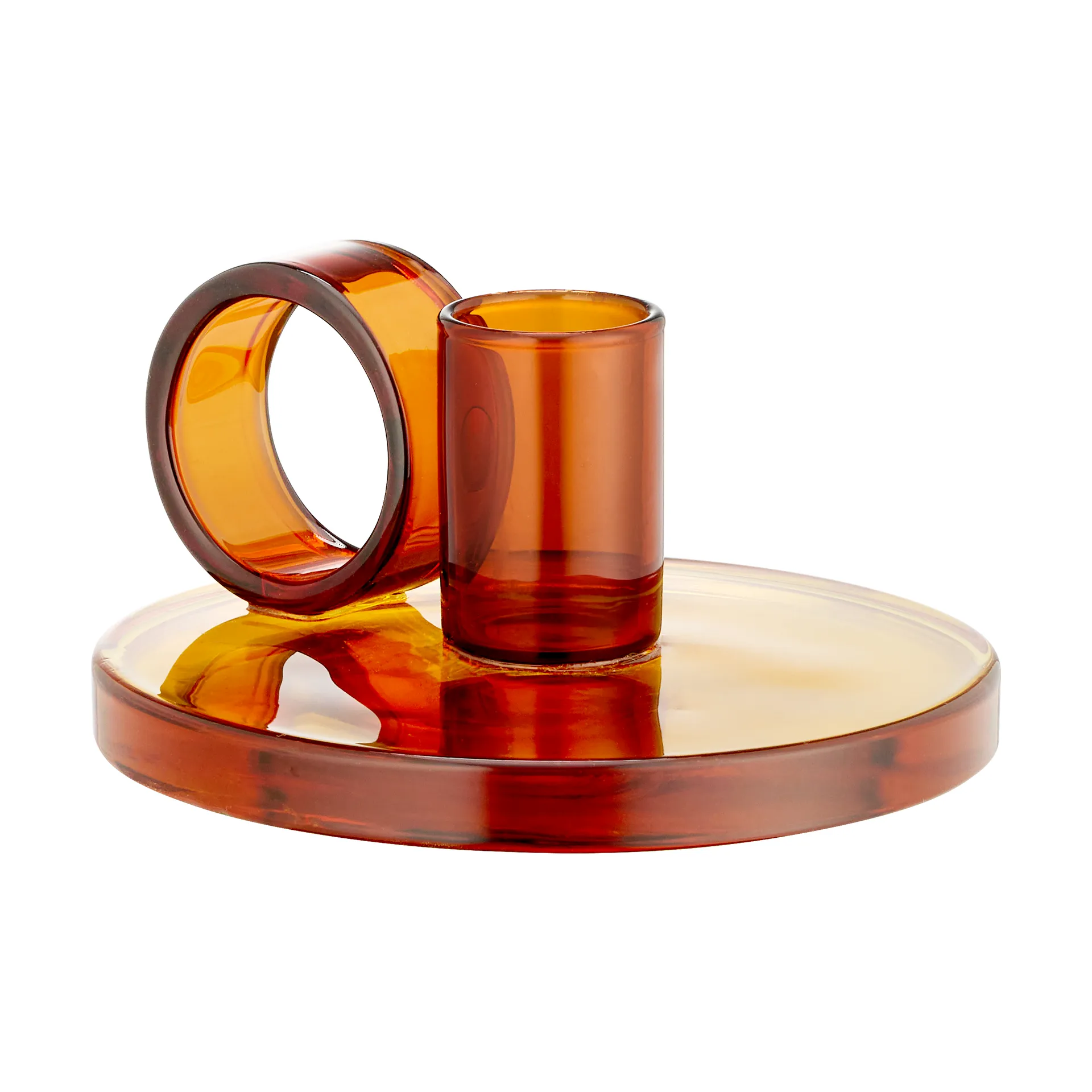 Loop κηροπήγιο Ø11 cm, Amber Muurla