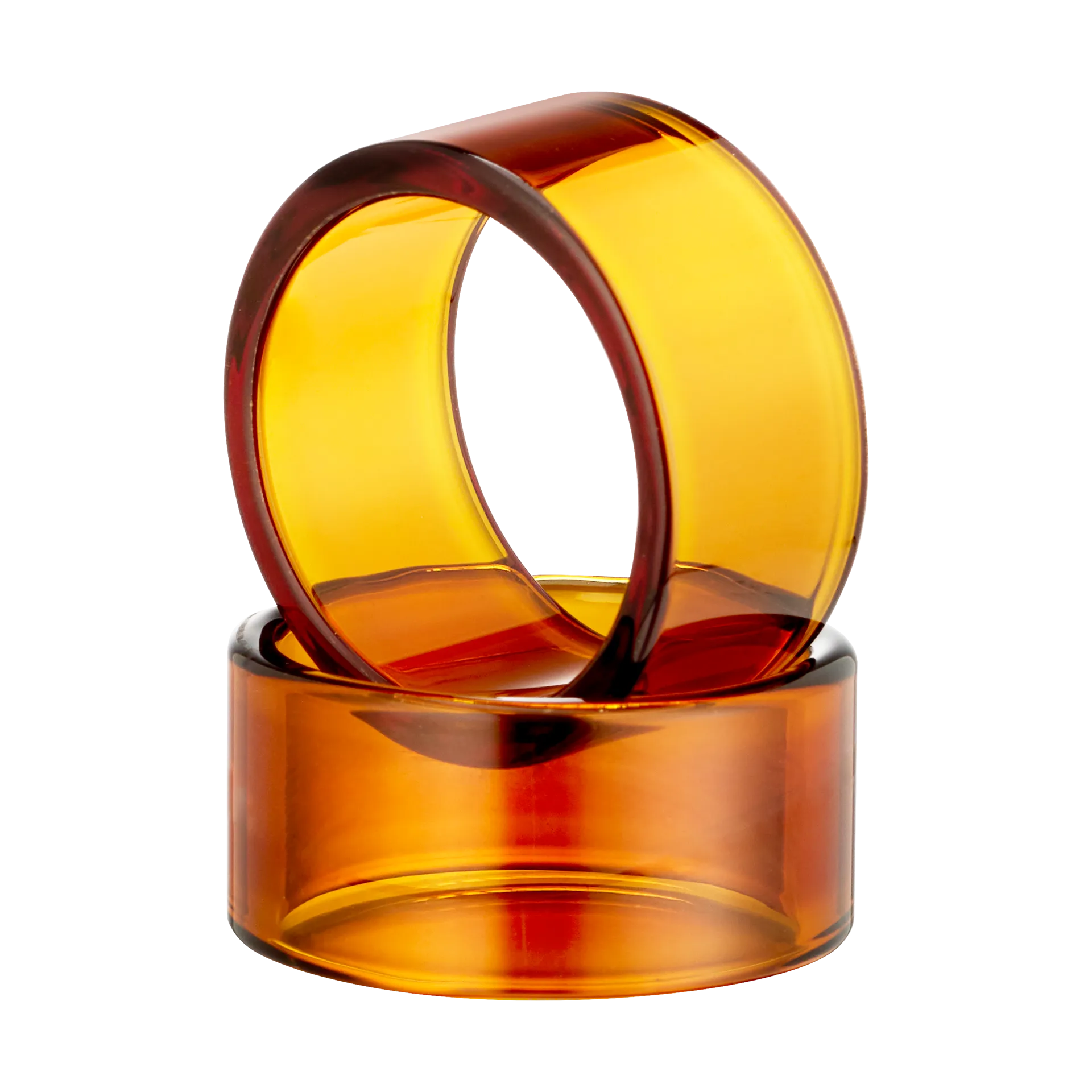 Loop δαχτυλίδι σέρβιετας 2-pack, Amber Muurla