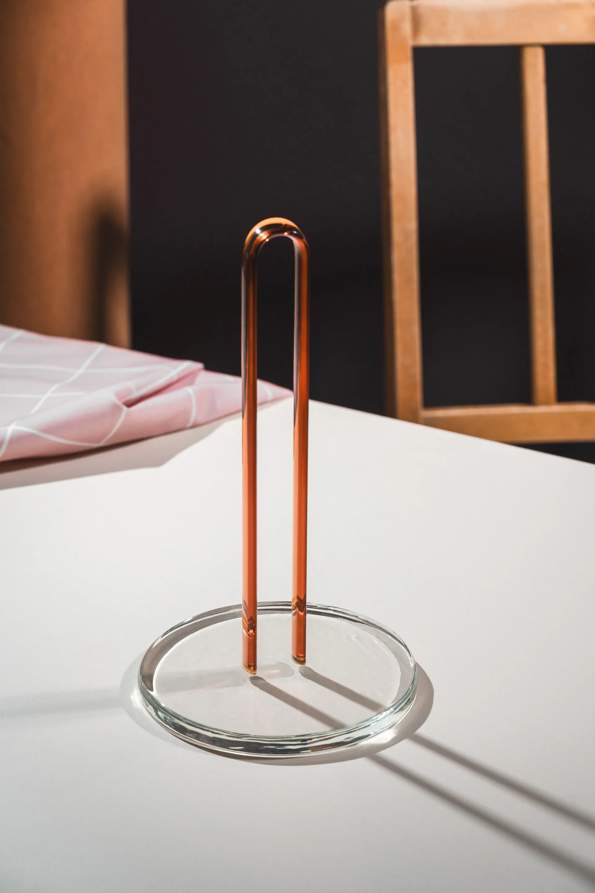 Loop χαρτοπετσετοθήκη 26 cm, Διάφανες-amber Muurla
