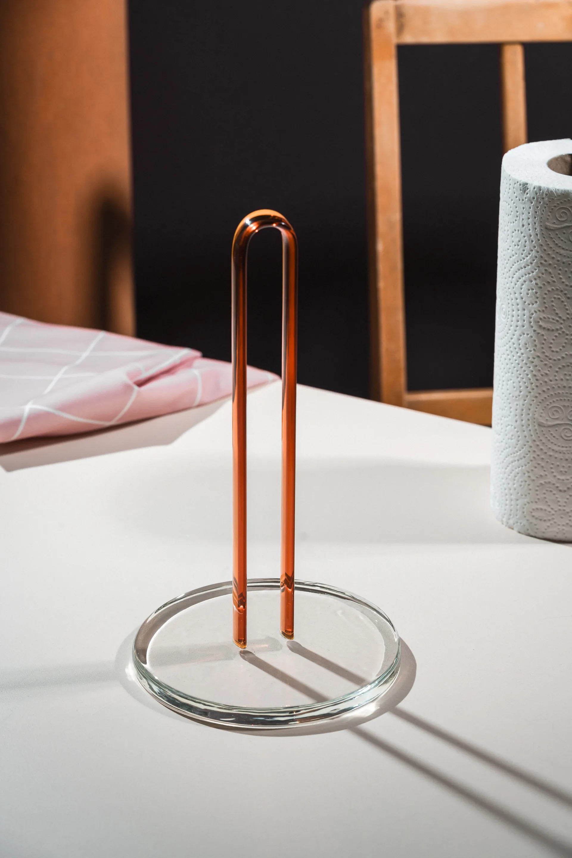 Loop χαρτοπετσετοθήκη 26 cm, Διάφανες-amber Muurla