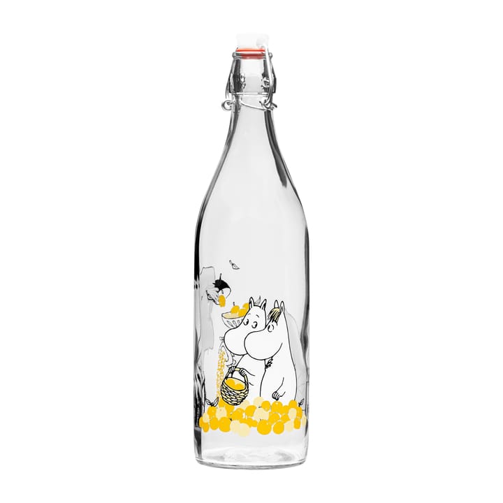 Moomin γυάλινο μπουκάλι 1 l - Fruits - Muurla
