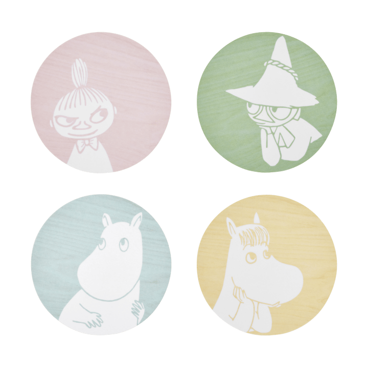 Moomin σουβέρ συσκευασία Ø10 cm 4 τεμάχια - Moomin characters - Muurla