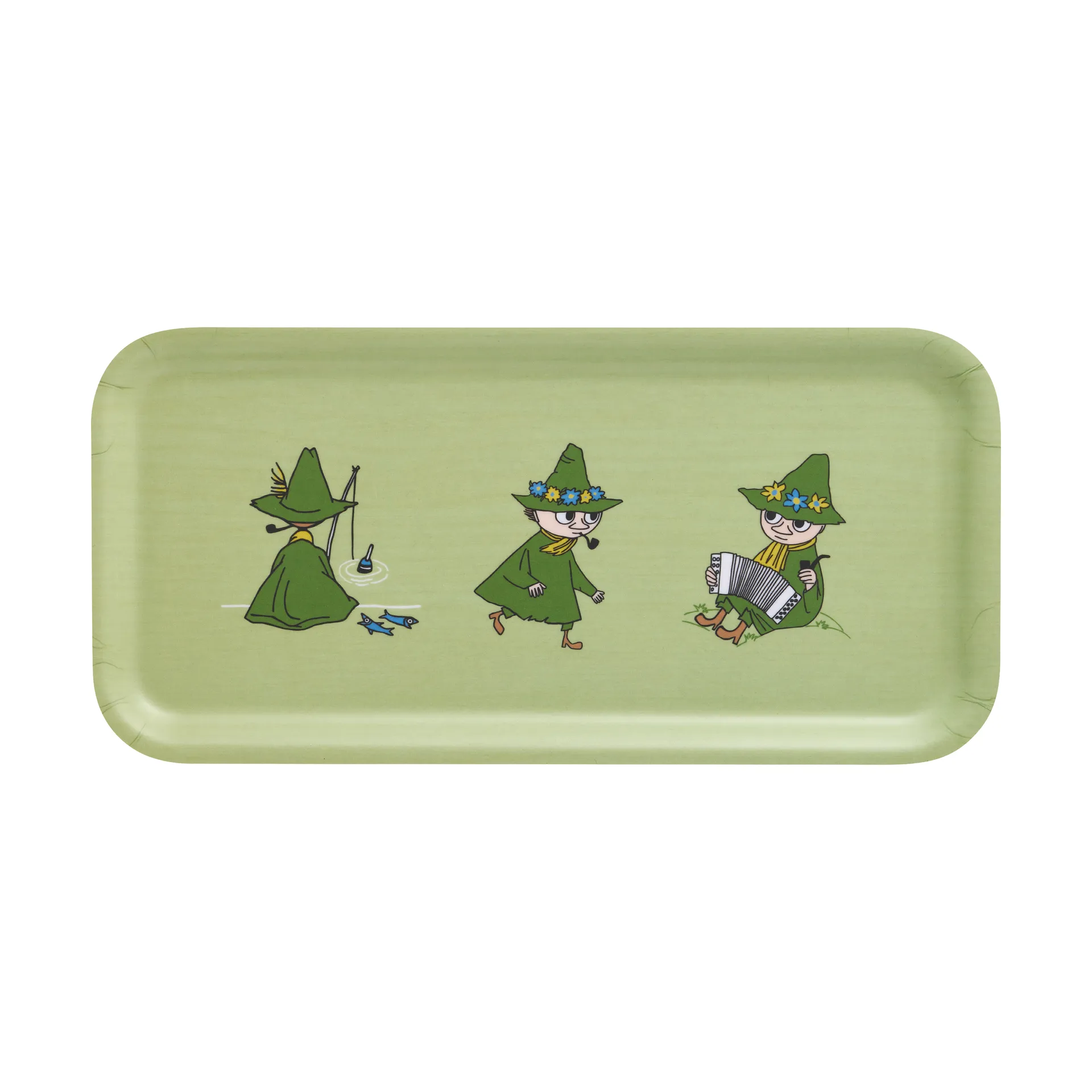 Moomin δίσκος 13x27 cm, Retro Snufkin Muurla