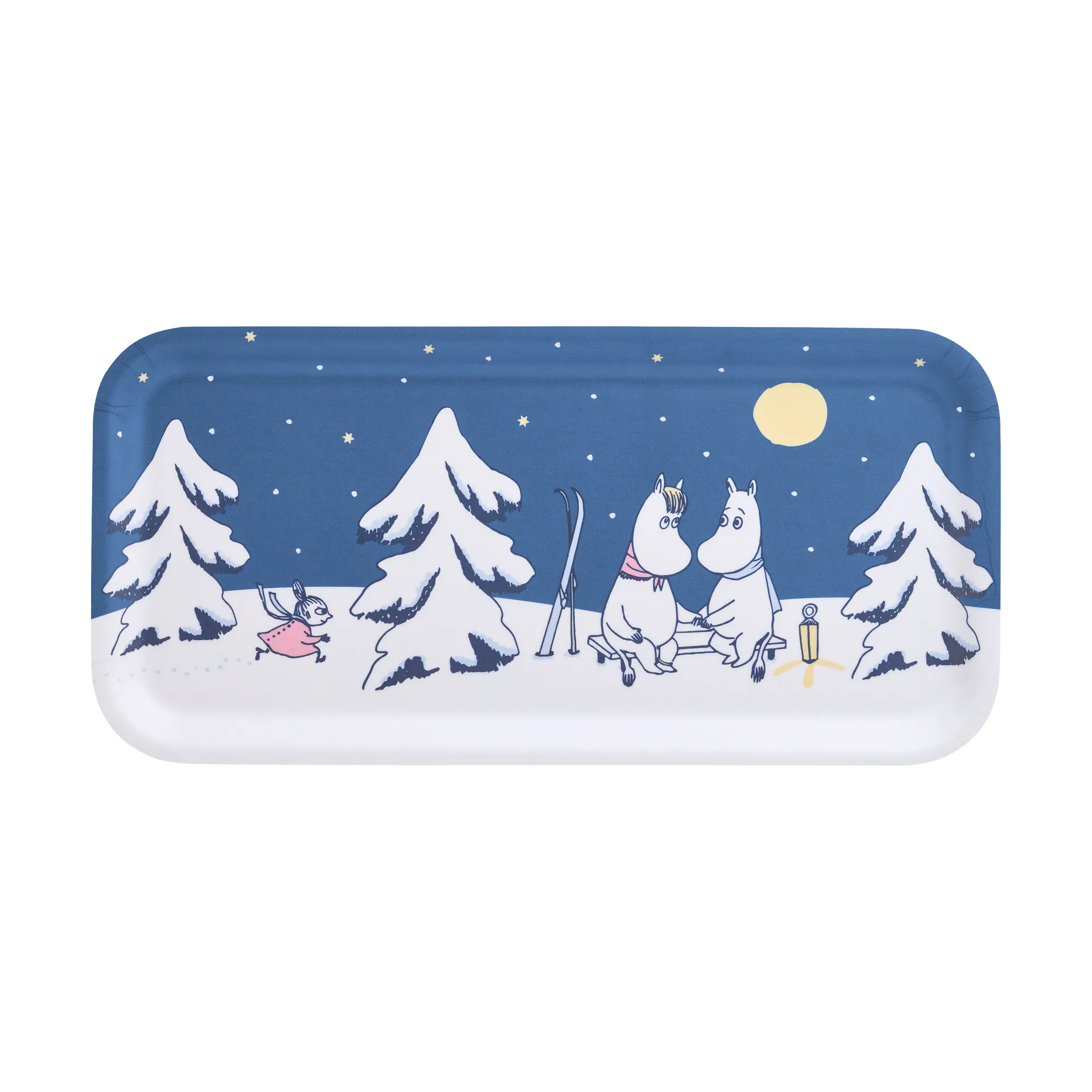 Moomin δίσκος 13x27 cm, Starry night Muurla