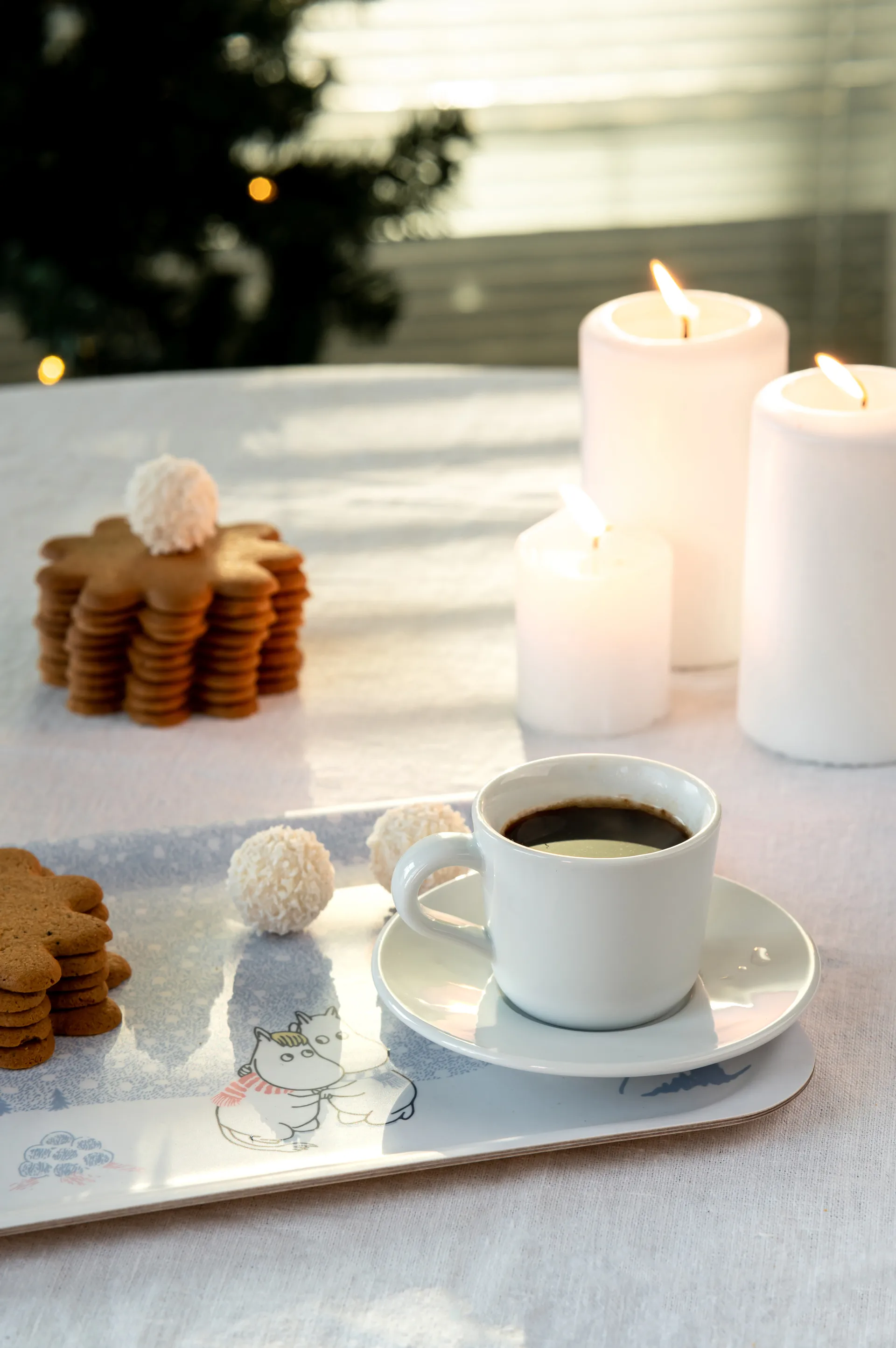 Moomin δίσκος 20x27 cm, Let it snow Muurla