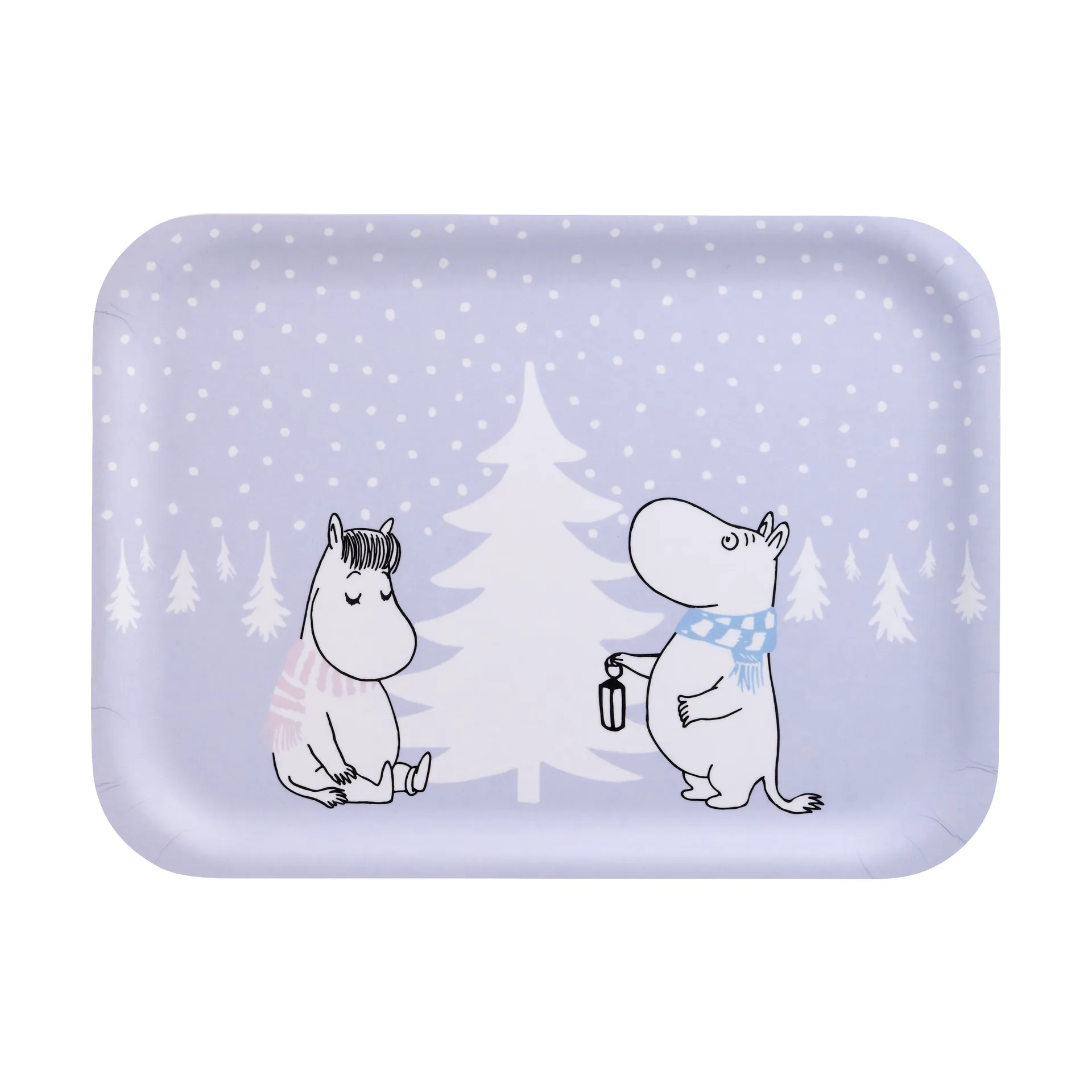 Moomin δίσκος 20x27 cm, Snowfall Muurla