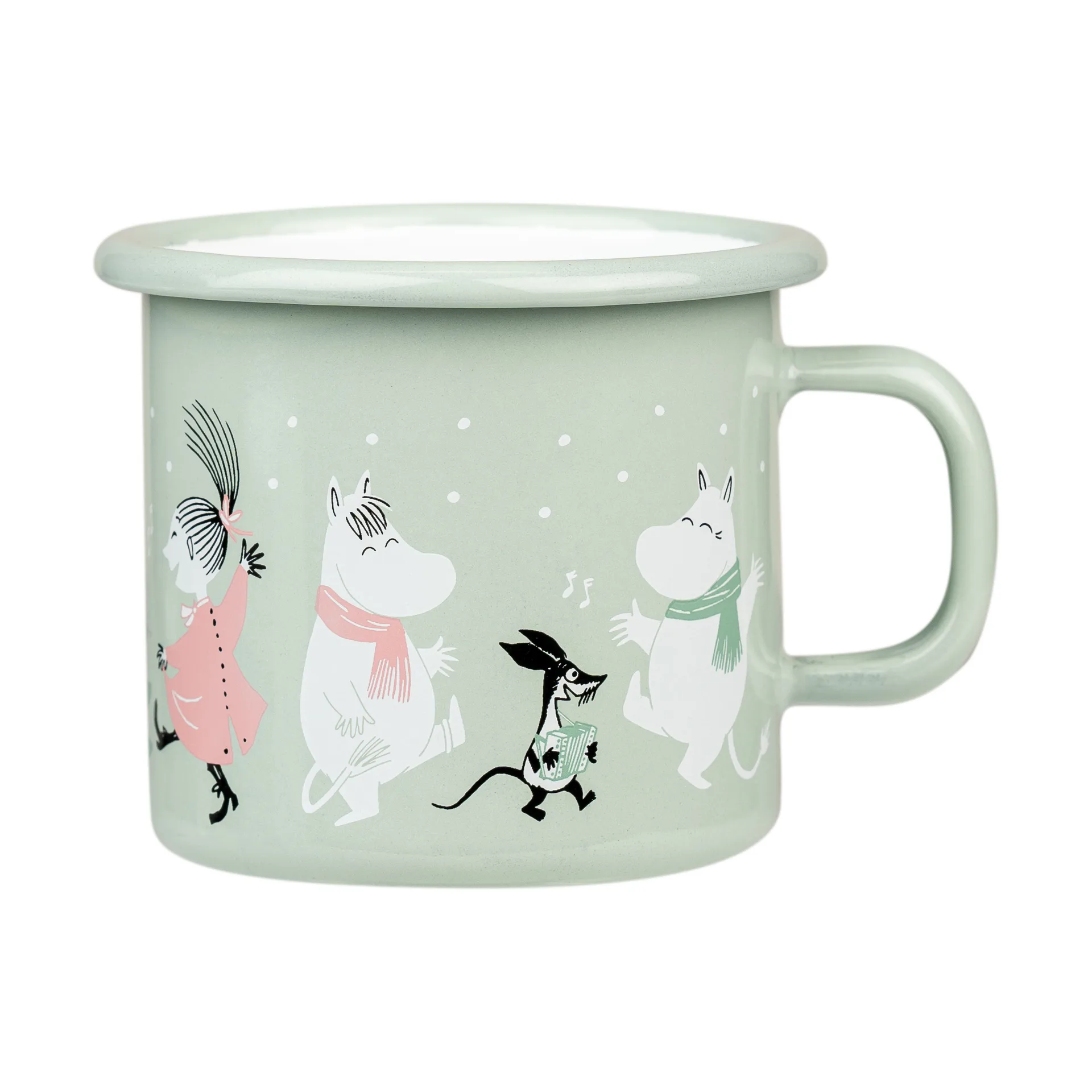 Moomin εμαγιέ κούπα 25 cl, Festive spirits Muurla