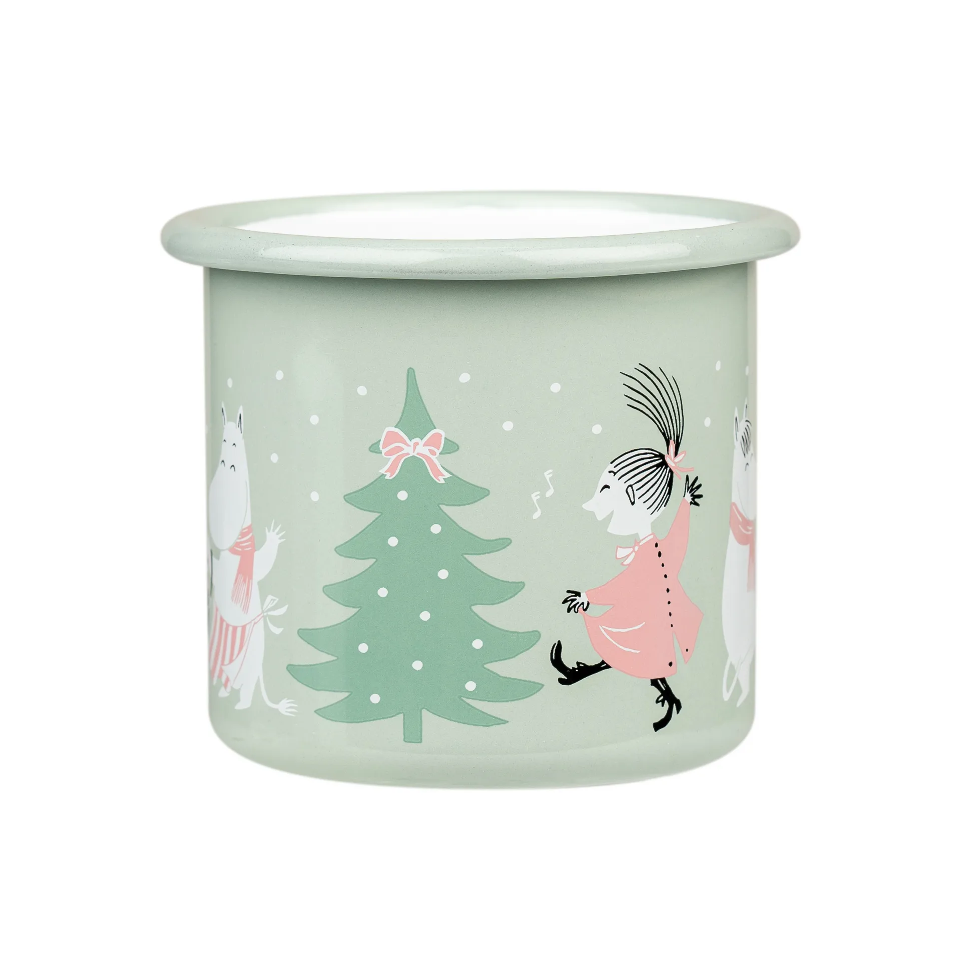 Moomin εμαγιέ κούπα 25 cl, Festive spirits Muurla