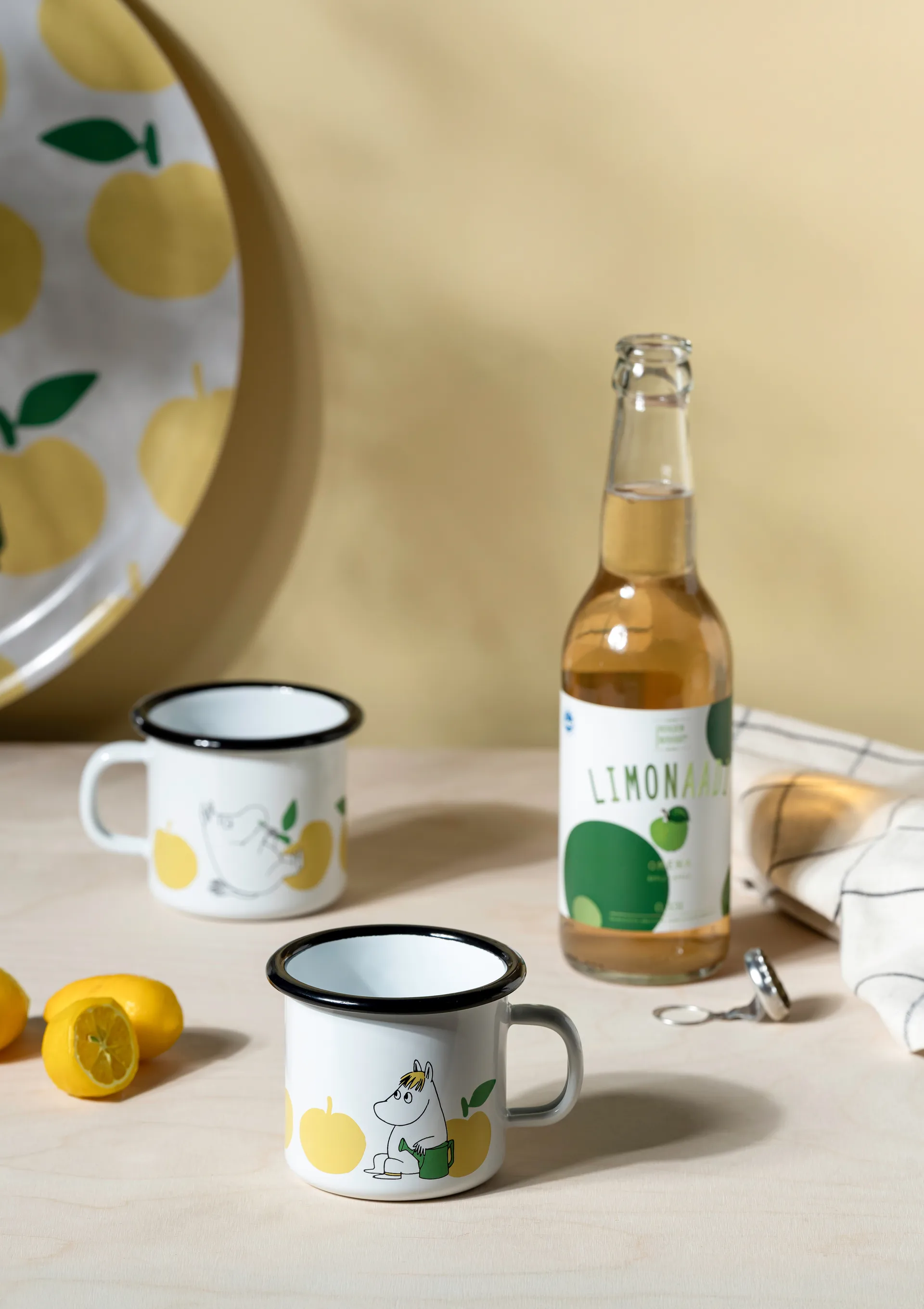 Moomin εμαγιέ κούπα 25 cl, Joyfull Apples Muurla