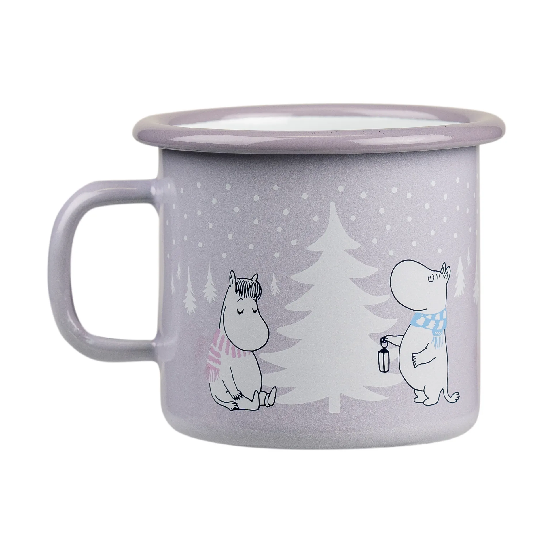 Moomin εμαγιέ κούπα 25 cl, Snowfall Muurla